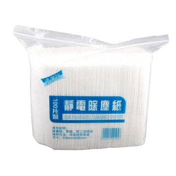 

100pcs Useful Disposable Electrostatic Dust Removal Mop Paper Home Kitchen Bathroom Cleaning Cloth Replacement Mop Head Cloth