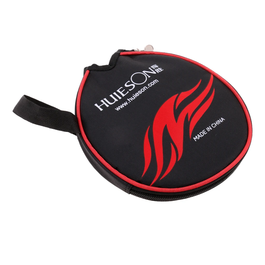 Premium Canvas Table Tennis Racket Pouch Ping Pong Bat Paddle Protection Carry Zip Bag