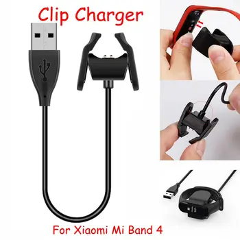 

USB Charging Clip Cable For Xiaomi Mi Band 4 Fast Charger for Mi Band 4 Bracelet Data Cable Adapter For Mi Band 4 Charging Stock