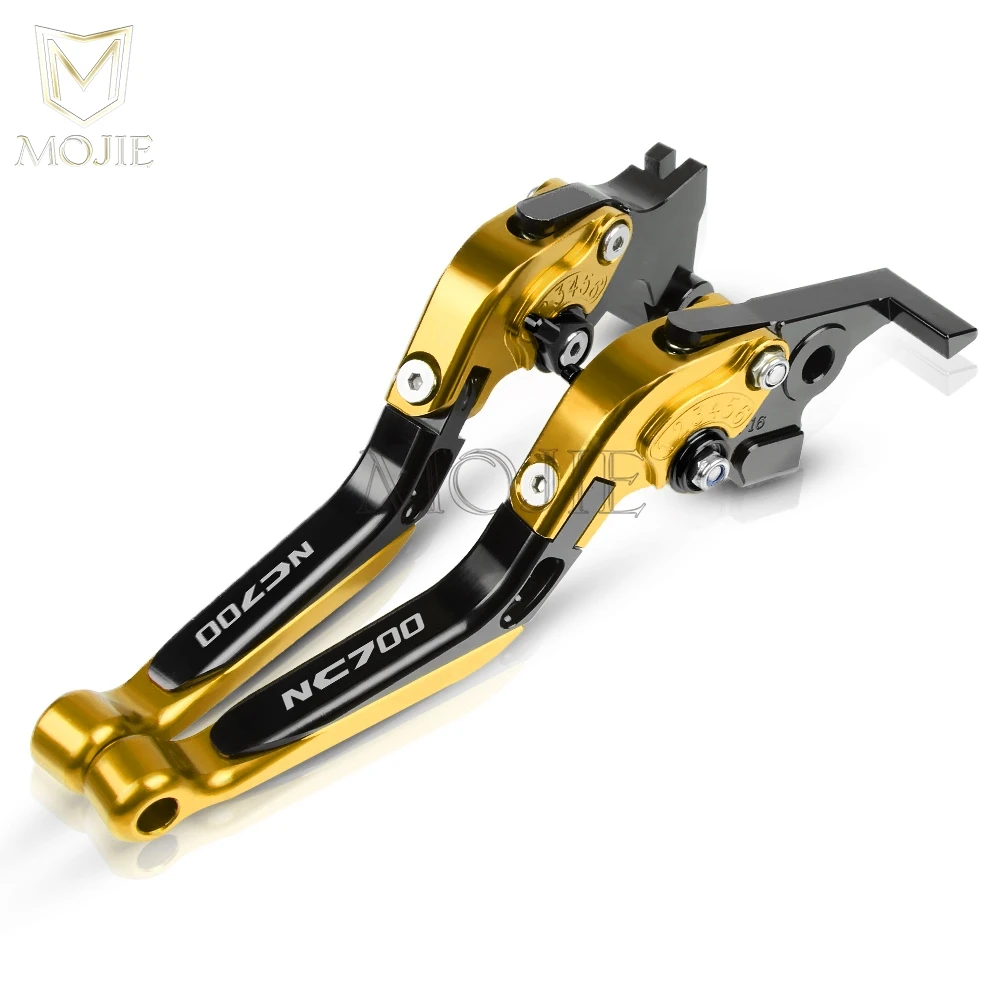 Для Honda NC700 S/X NC700S NC700X NC 700 S X 700 S 700X 2012-2013 аксессуары для мотоциклов ЧПУ Регулируемые тормозные рычаги сцепления - Цвет: Gold