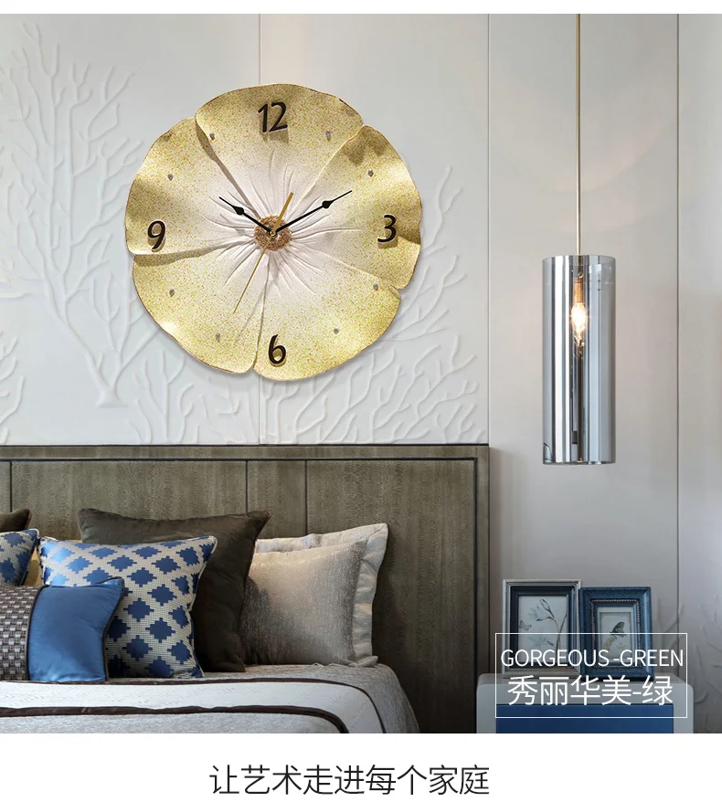 Nordic Large Wall Clock 3d Living Room Silent Watch Home Modern Creative Antique Wall Decorative Clocks Duvar Saati GIft SC640