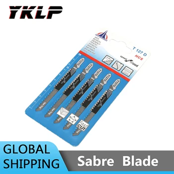 

5Pcs T127D 3mm Sabre Saw Blade Hard Wood Curve Cut Reciprocating Serrate Black