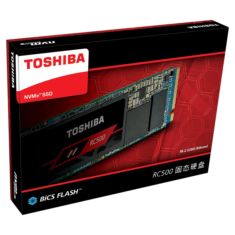 TOSHIBA RC500 250 ГБ 500 Гб NVMe PCIe M.2 2280 внутренний SSD высокопроизводительный твердотельный накопитель для настольного ноутбука