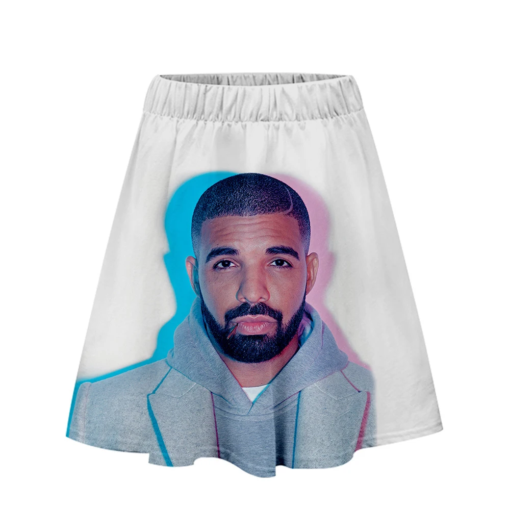 Стиль Drake 3D печать одежда повседневная юбка женская летняя сексуальная удобная юбка Топы крутые женские горячие продажи юбки