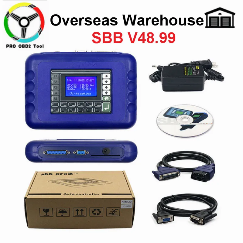 No Tokens Limited SBB V48.99 Auto Key Programmmer обновлен до V48.88 может поддерживать новые автомобили