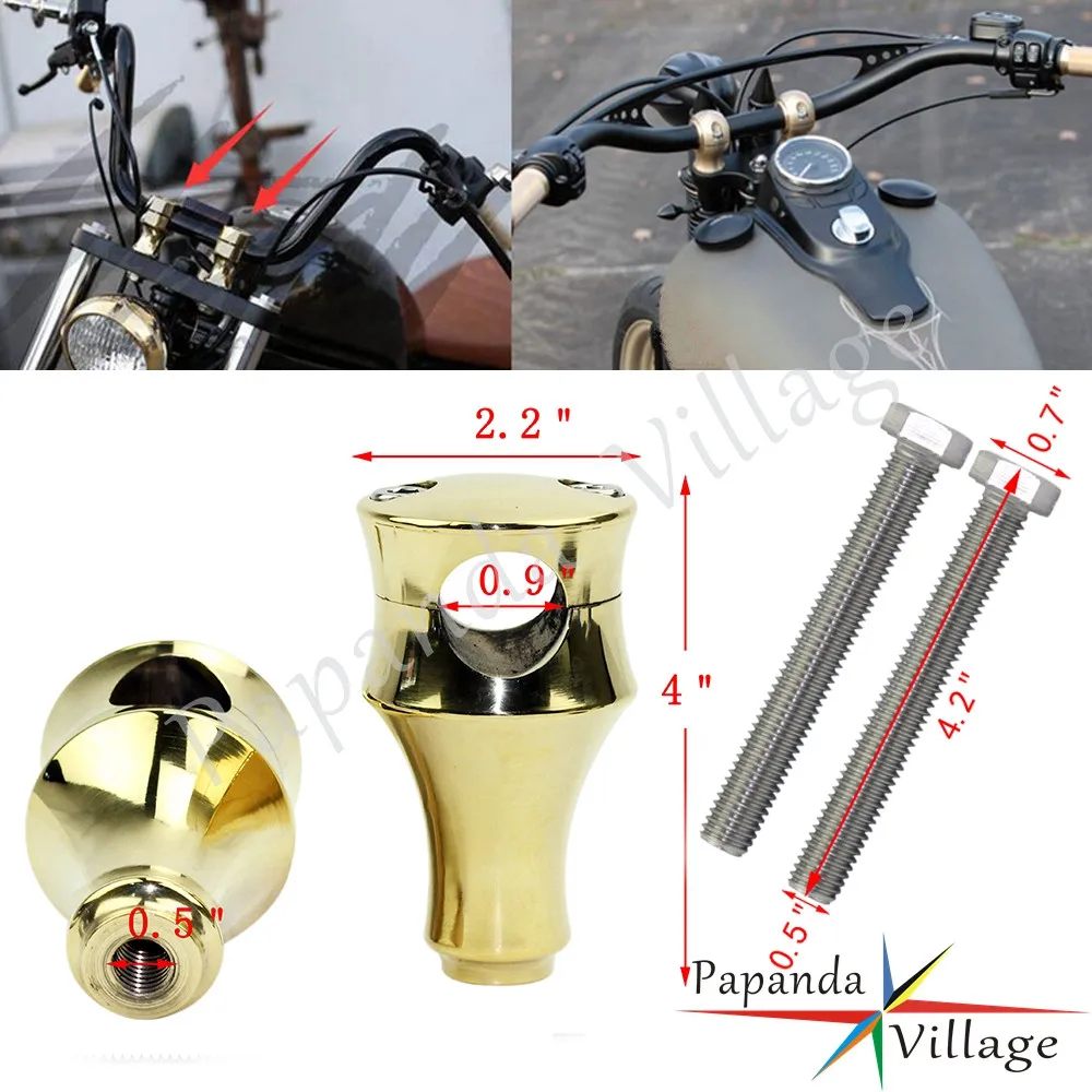 

1 пара, универсальный зажим на руль мотоцикла, для Harley Cafe Racer Sportster Softail