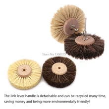 2 шт. абразивная сизальная нить или конский волос щетка для полировки шлифовального колеса Деревообработка для мебели роторные сверла инструменты