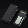 WILLIAMPOLO Long Wallet Men Clutch Bag With Strap Leather Men's Phone Credit Card Luxury Removable Card Holder Walet PL191469 4