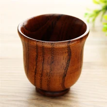 Экологичная 80 мл деревянная чашка, примитивная ручная работа, чай, кофе, вино, чашка, китайский стиль, чайная посуда, кухонные аксессуары, для питья
