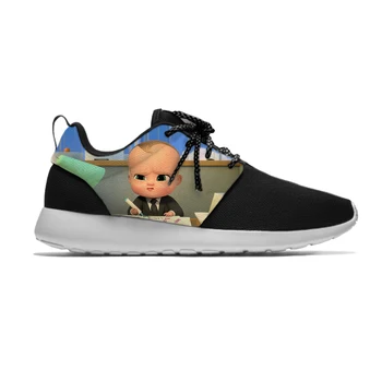 

Cartoon Boss Baby Hot Cool Cute lovely Kids Sport Running Shoes Classic Casual Breathable 3D Print Sneakers Children Boys Girls