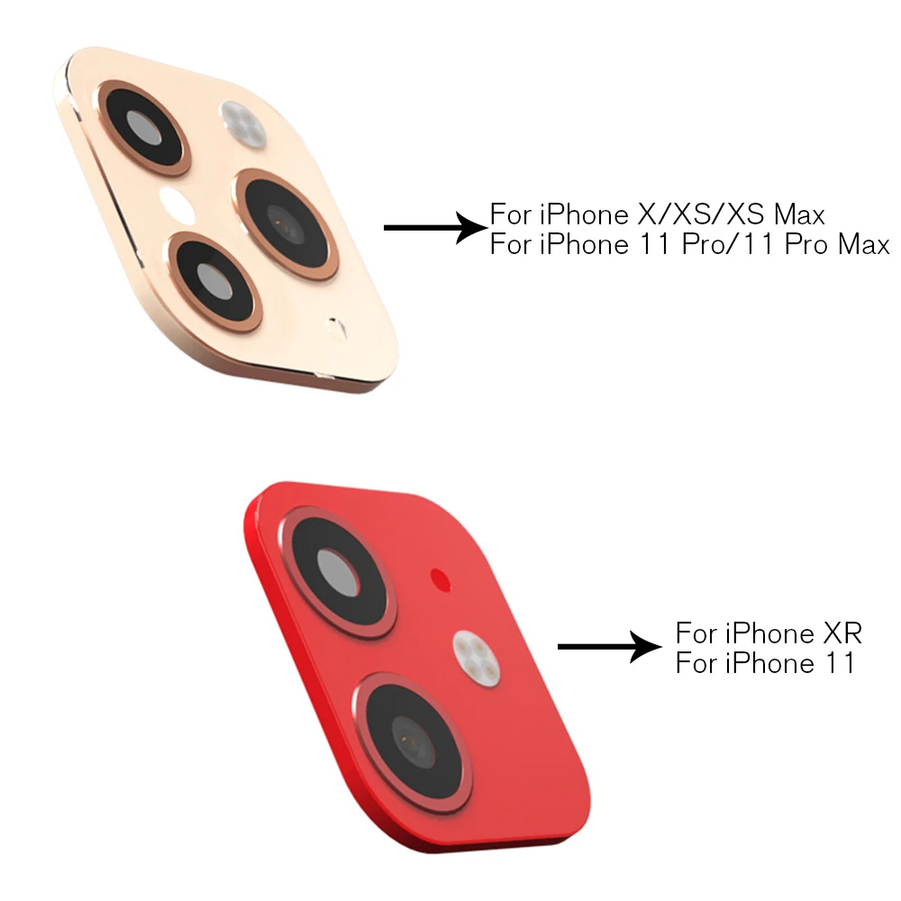 Защитная крышка для объектива камеры, Сменный Чехол для iphone XR X XS Max, закаленное стекло для iphone 11 Pro Max, чехол, накладные наклейки для камеры