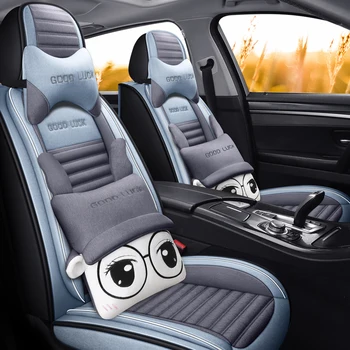 

Full Coverage flax fiber car seat cover auto seats covers for Geely gc6 mk geely atlas