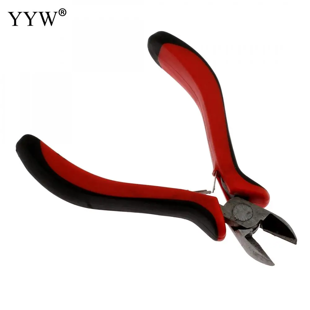

Black and Red Stainless Steel Jewelry Plier for Jewelry Making Cutting Pliers Wire Cutter Repair Hand Tools Cutting Nippers