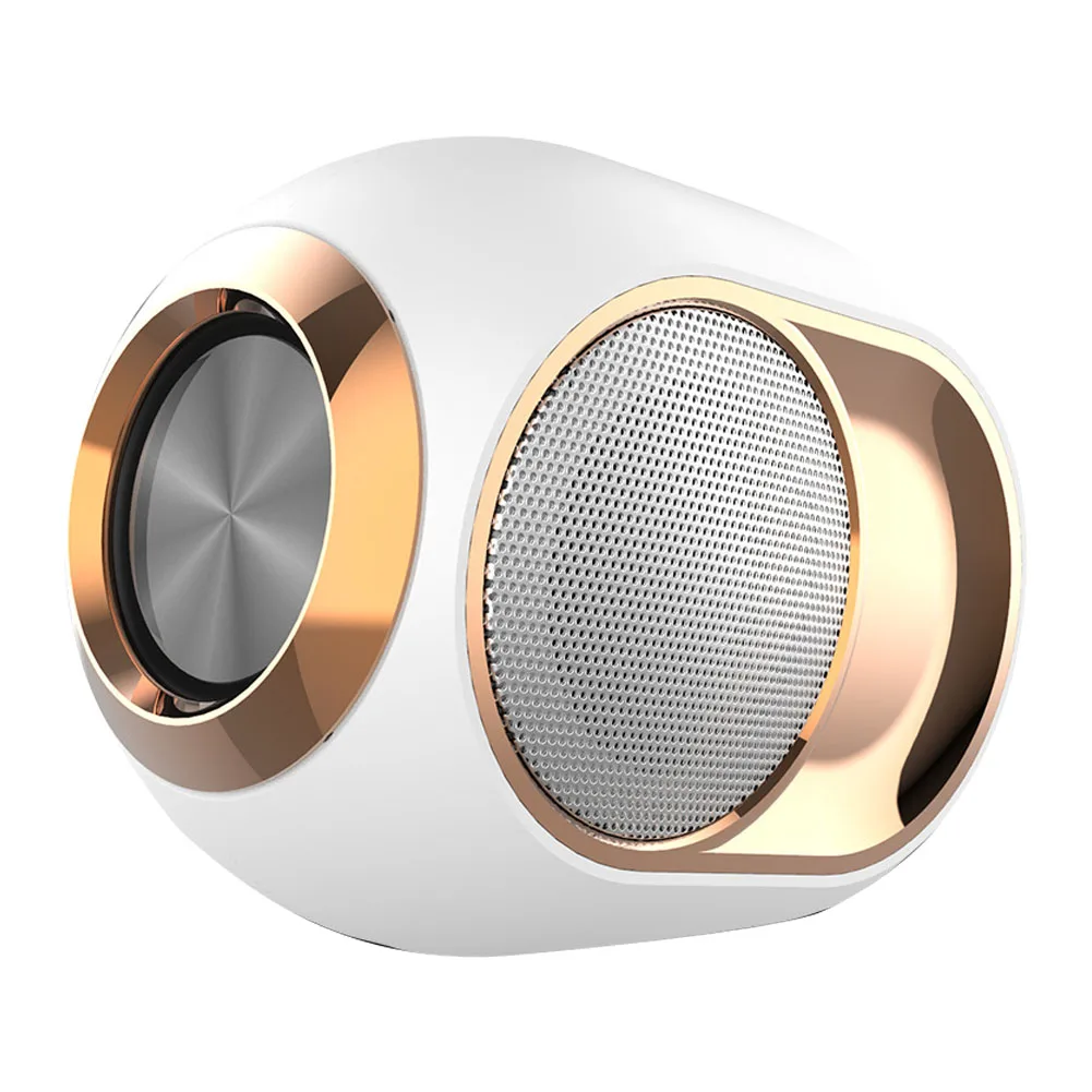 3D Hands Free вызов с микрофоном Открытый Портативный беспроводной Bluetooth динамик Aux FM радио HIFI Поддержка TF карты стерео звук