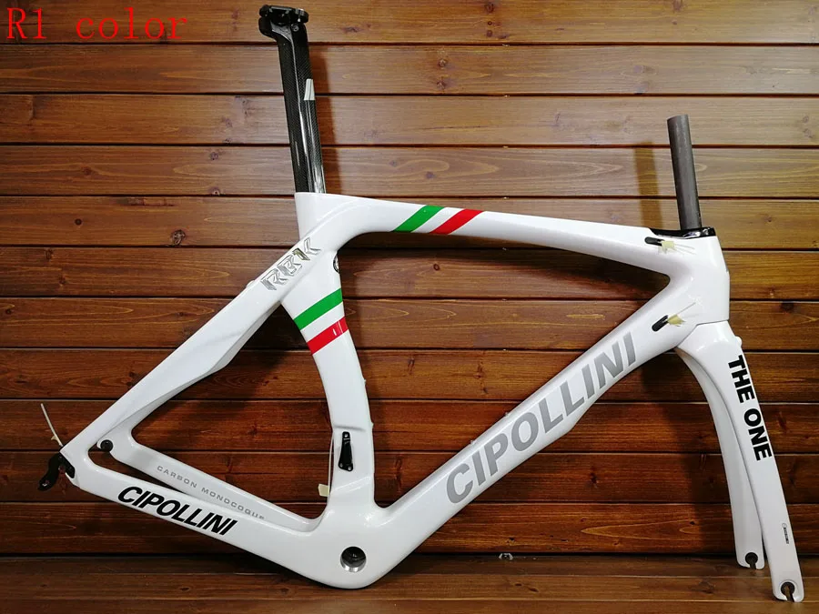 Cipollini RB1K the one T1100 3k оранжевые логотипы Углеродные дорожные рамы гоночный велосипед набор углеродных велосипедов может быть XDB DPD корабль - Color: R1 color