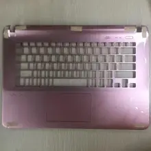 Розовый Упор для рук с тачпадом трекпад для sony SVF142 SVF142C29 14 ''США маленький ключ ввода 3NHK8BHN010