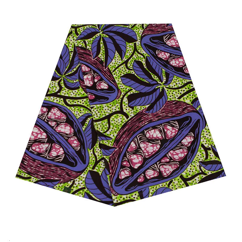 Дизайн африканская батик набивная ткань высокого качества DIY швейный материал для женского платья Анкара голландская настоящая восковая ткань