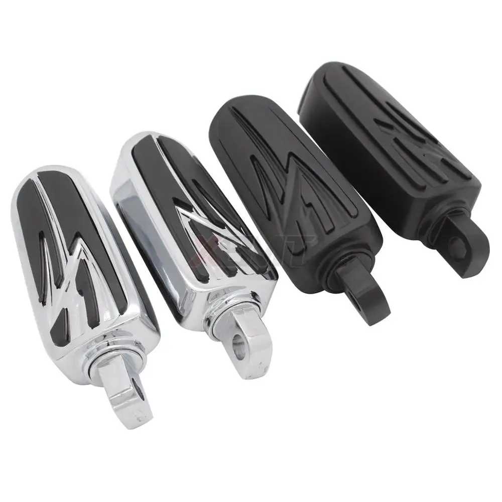 

Motorcycle Foot Pegs Footrests Footboards For Harley Sportster Iron XL883 XL1200 Street 750 500 Touring Custom Dyna Softail