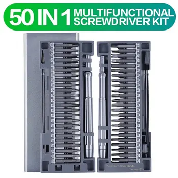 

50 in 1 Magnetic Screwdriver Set Y-Tips Torx Phillips for CellPhone PC Watch Headset Aircraft Toys Repair Hand Tools Kit