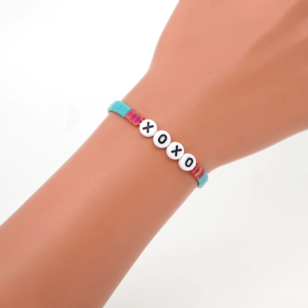 Go2boho браслет с бусинами Тила для женщин и мужчин MIYUKI браслеты Pulseira Mujer Moda ювелирные изделия в богемном стиле летние буквы на заказ