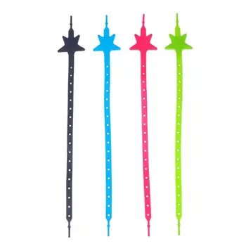 

4pcs Pacifier Chains Silicone Bottle Teether Soother Straps Clips