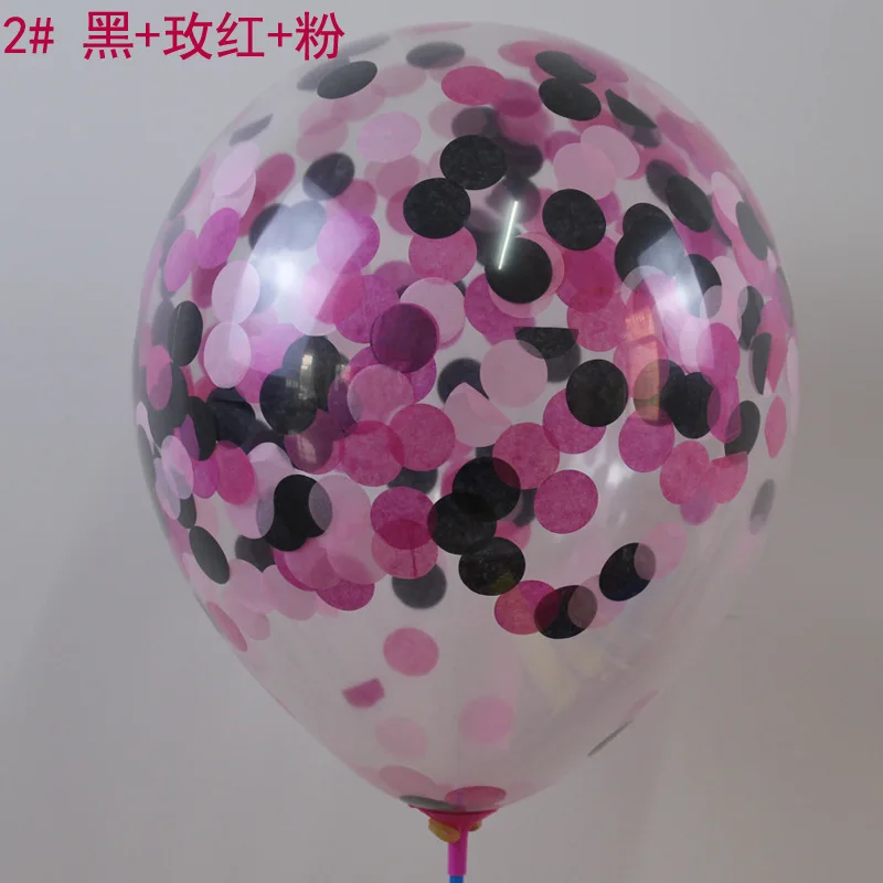 Amazon sells 12 inch round transparent emulsion wedding arrangement rose gold heart-shaped star confetti balloons 1bag