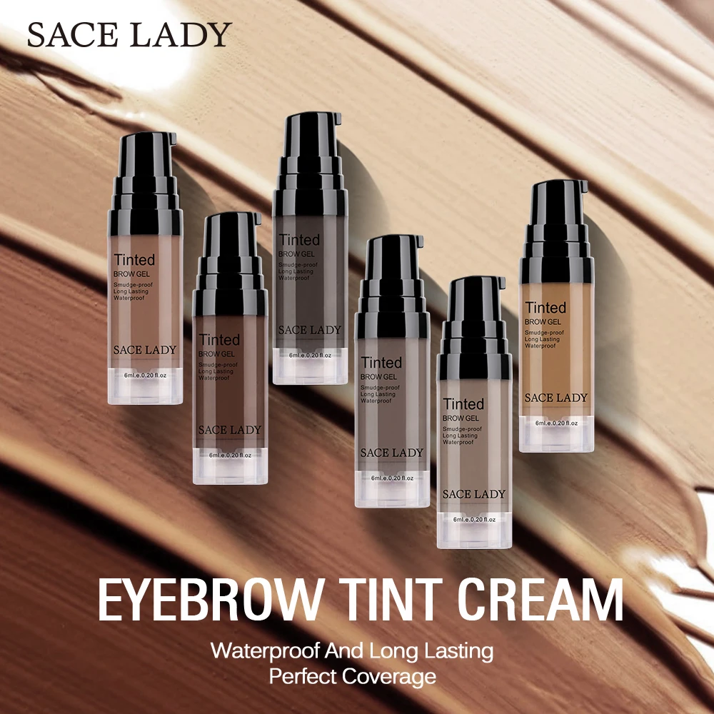 SACE LADY Waterproof Eyebrow Gel Makeup Shade For Eye Brow Natural Enhancer Make Up Cream Long Lasting Brand Cosmetic SACE LADY Waterproof Eyebrow Gel Makeup Shade For Eye Brow Natural Enhancer Make Up Cream Long Lasting Brand Cosmetic
