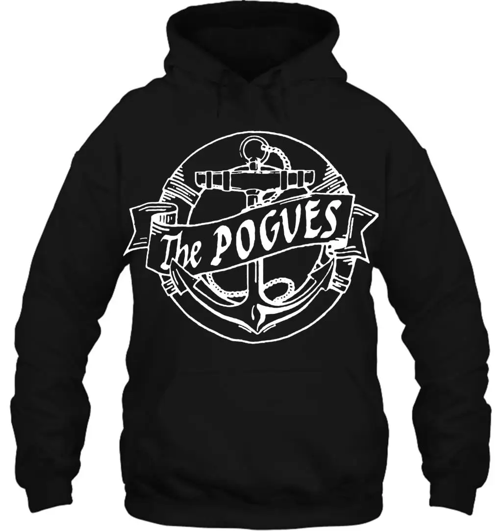 Мужская Толстовка Новинка The Pogues панк группа Легенда Логотип Черный Размер S 3XL женская уличная одежда
