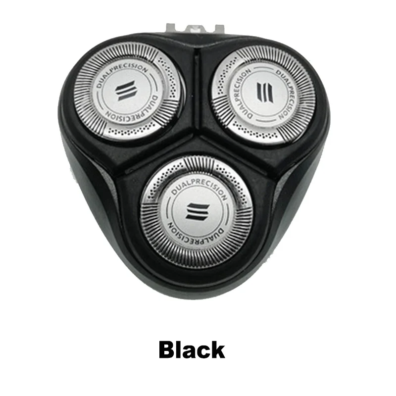 Черный Poleet бреющая головка HQ8 для Philips лезвие бритвы PT860 PT715 PT726 PT786 AT810 AT910 AT750 AT757 AT926-кронштейн - Цвет: Черный