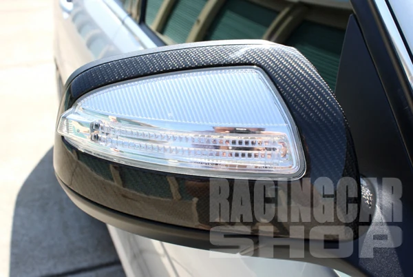 Настоящая крышка зеркала из углеродного волокна для BENZ W204 C-CLASS C63 C300 C350 007-2009