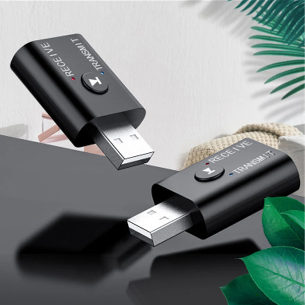 

2 in 1 Mini Stereo Bluetooth AUX RCA USB For TV PC Car Headphone Wireless Adapter Bluetooth 5.0 Audio Receiver Transmitter