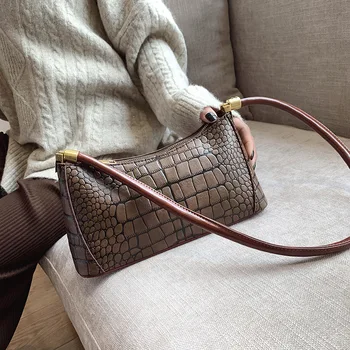 

Crocodile Pattern Crossbody Bags for Women 2020 Sac A Main Purse Shoulder Bag Ladies Hand Bag Designer Messenger Bag Bolso Mujer