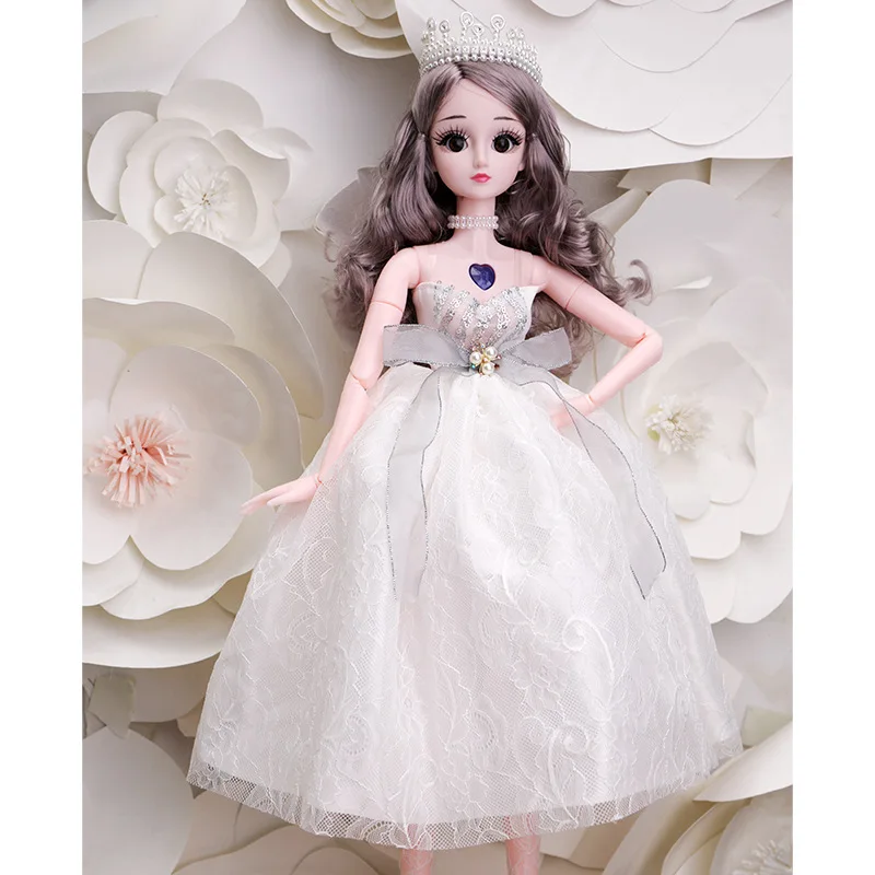 60 см BJD кукла с платьем принцессы 1/3 большие куклы 18 шарнирных кукол с одеждой обувь парик для макияжа подарок для девочек AT91