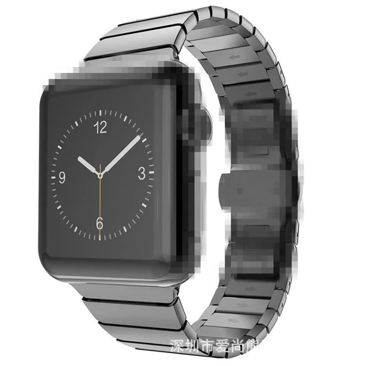 Подходит для Apple Watch APPLE Watch4/3 S складная застежка из нержавеющей стали ремешок для наручных часов Arc Chain