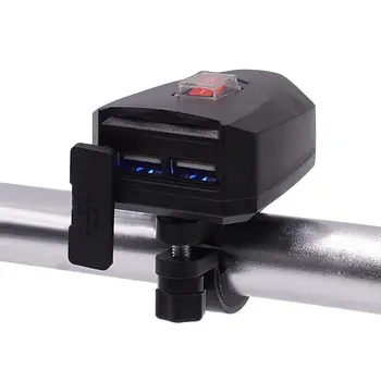 

Cs-758B1Cs-758B1 Wide Voltage 12W Dual Usb Arrow Charger 12-24V Charger Motorcycle High Temperature Charger