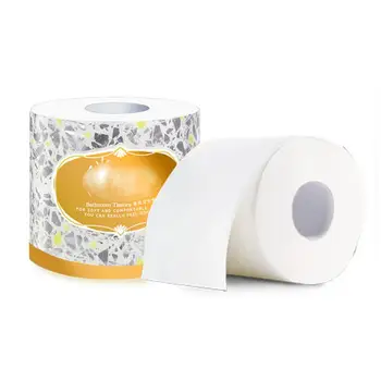 

1 Roll 3 Layers Toilet Tissue Silky Smooth Soft Professional Toilet Paper Home Kitchen Bathroom Paper Tissue Rolling Paper