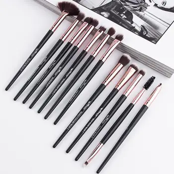 

12Pcs Pro Makeup Brushes Eyeshadow Eyeliner Eyelash Eyebrow Cosmetics Tools Cosmetic Tool Soft Anti Skid Makeup Brushes