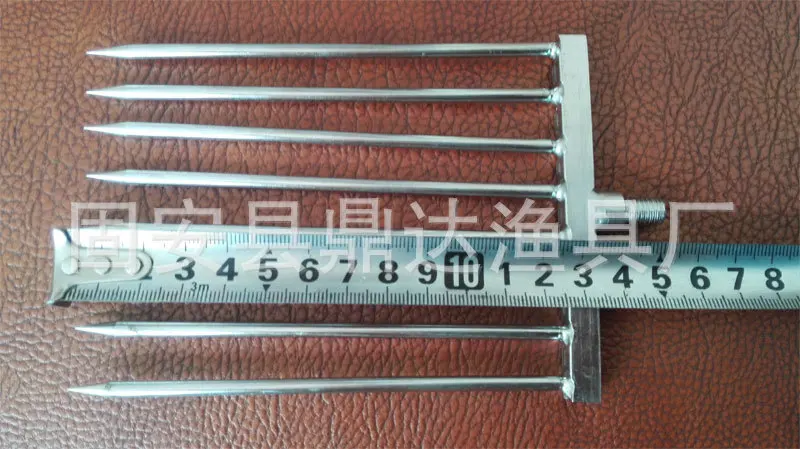 

Stainless Steel Harpoon 8 Teeth Pretzel Eel Fork Fishing Gear Angling Supplies Barracuda Fork