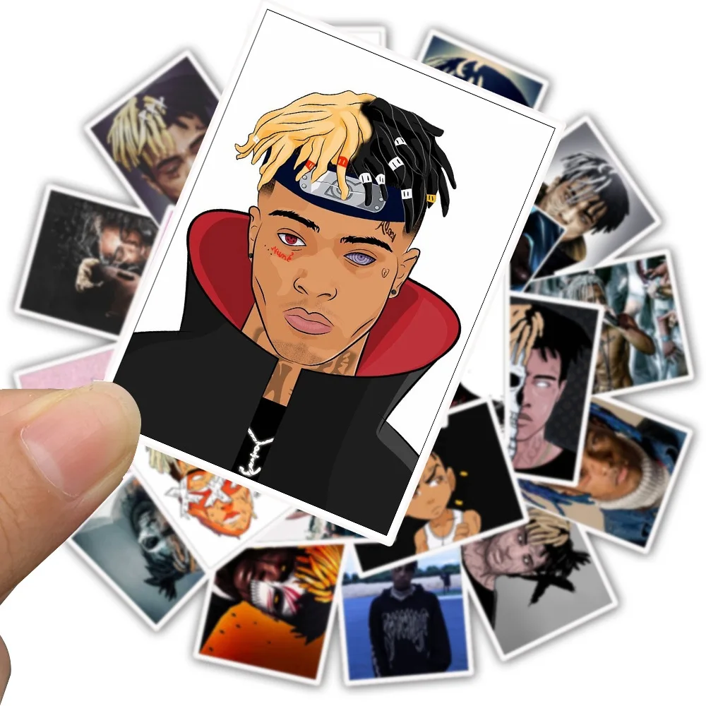25 рэп-певец xxxtentacion Лидер продаж автомобиля, мотоцикла, электронного велосипеда Чемодан Водонепроницаемый паста