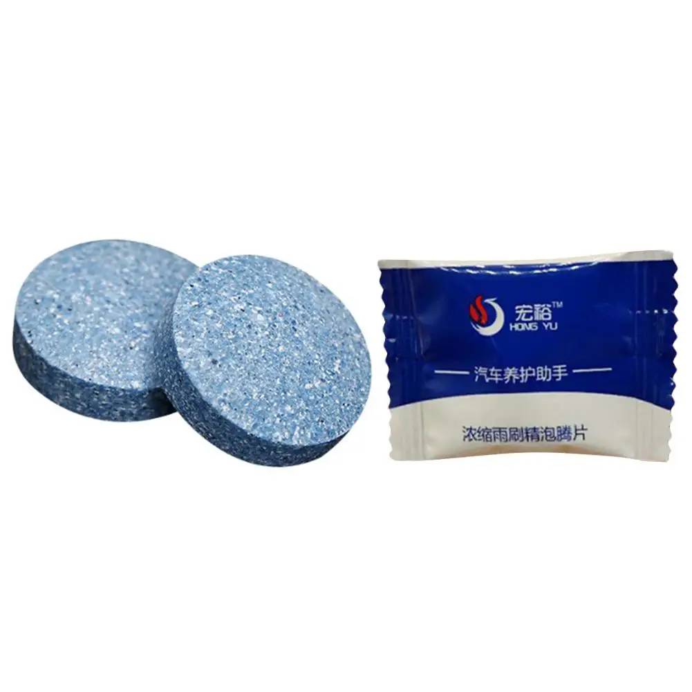 10 шт. уплотненная шипучая таблетка стеклоочистителя воды Твердые