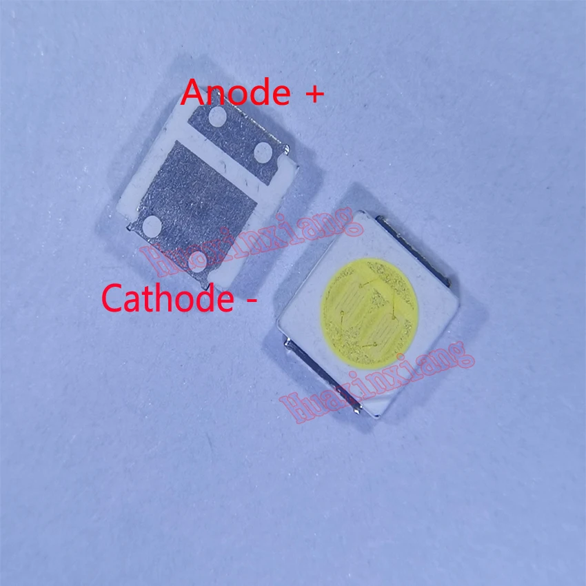 500 шт./лот SMD LED 3030 3V 1 8 Вт холодный белый свет высокой Мощность для ТВ Подсветка