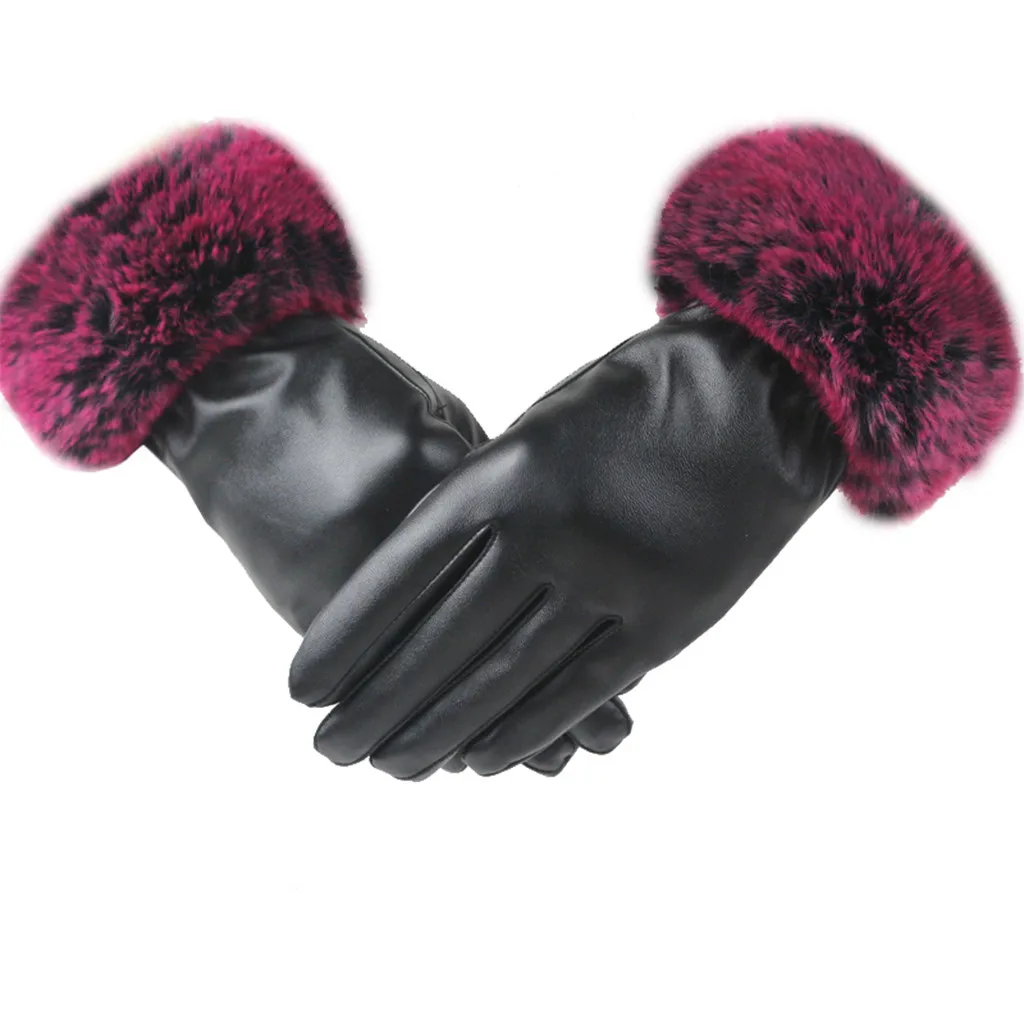 Winter Gloves Women Warmer Velvet Warm Using Phone For Cycling Running Gloves Rekawiczki Damskie Gloves Women Gants Femme