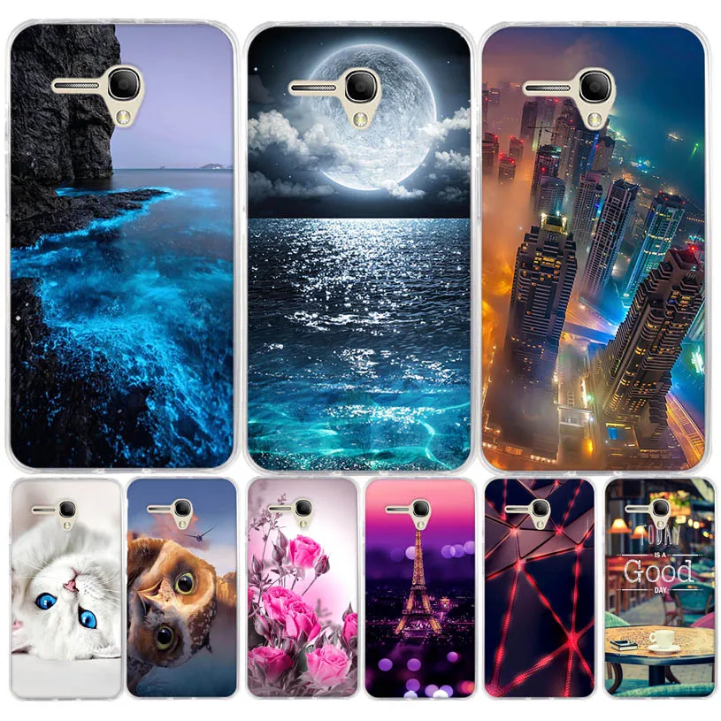 For Alcatel Touch POP 3 5.5&quot Case Soft Silicone 3D Cute Cover for 5025X 5025N 5025E 5025G 5025D Cases Coque | Мобильные телефоны