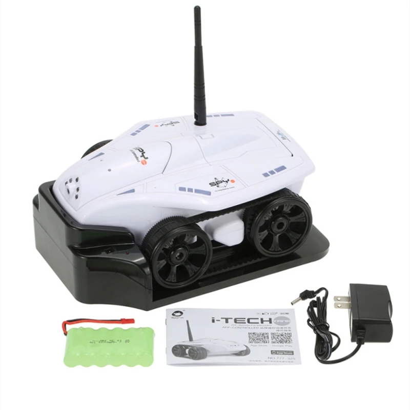 Photograph LAN Control RC Tank 0.3MP HD Camera WiFi Real-time Video Transmission Internet Control Night Vision Electric RC Toy 6