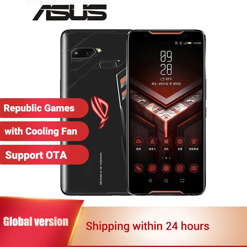 Asus ROG Phone смартфон с восьмиядерным процессором Snapdragon 845 ОЗУ 8 ГБ ПЗУ 128 512 | Мобильные