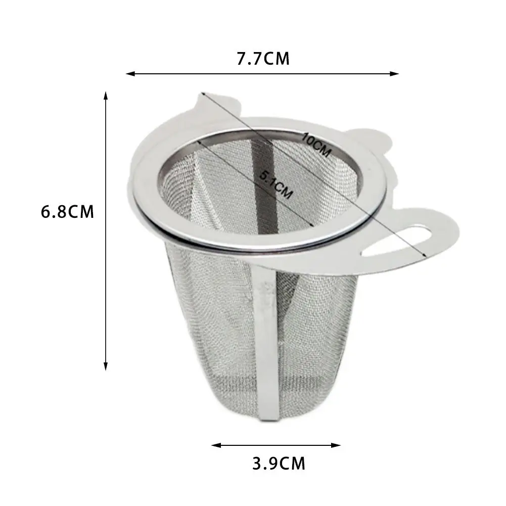 403 Stainless Steel Leaking Tea Leak Tea Spice Filter Tableware Strainer Teapot Stainless Steel Loose Kitchen Accessories