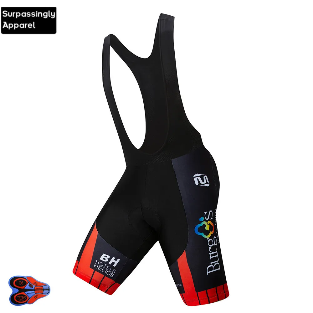 

2019 6XL Pro Team Burg Cycling Bib Shorts Coolmax 9D Gel Pad MTB BH Bike Bib Shorts Riding Tight Bicycle Bib Short Ropa Ciclismo