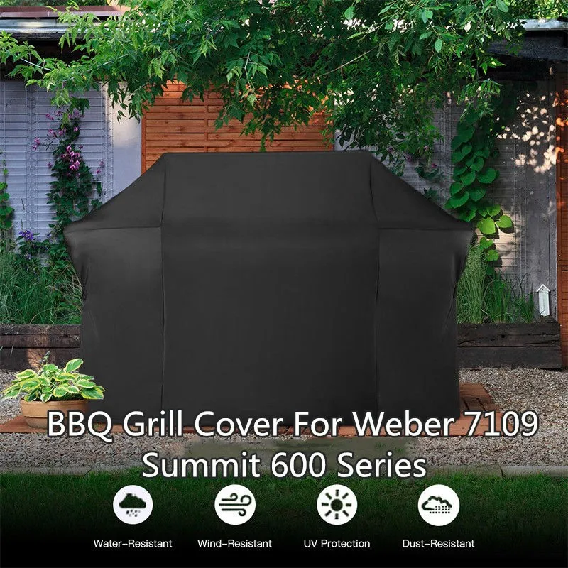Барбекю Гриль Крышка с сумкой для хранения для Weber 7109 Summit 600 Genesis газовые грили Кемпинг барбекю инструменты аксессуары на открытом воздухе