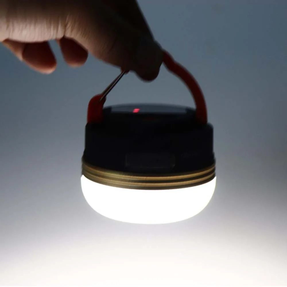 Portable Camping Lights 3LED Mini Lantern Tents Lamp Outdoor Hiking Night Hanging Lamp USB Rechargeable Magnetic LED Night Light 5