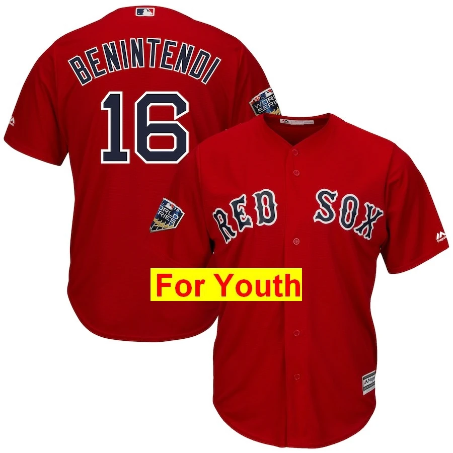 Youth Xander Bogaerts Boston David Ortiz Mookie Betts Andrew Benintendi Chris Sale David Price Jersey Bradley Jr World